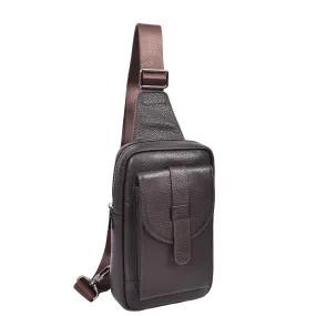 Real Leather Cross Body Chest Bag Elliot Brown