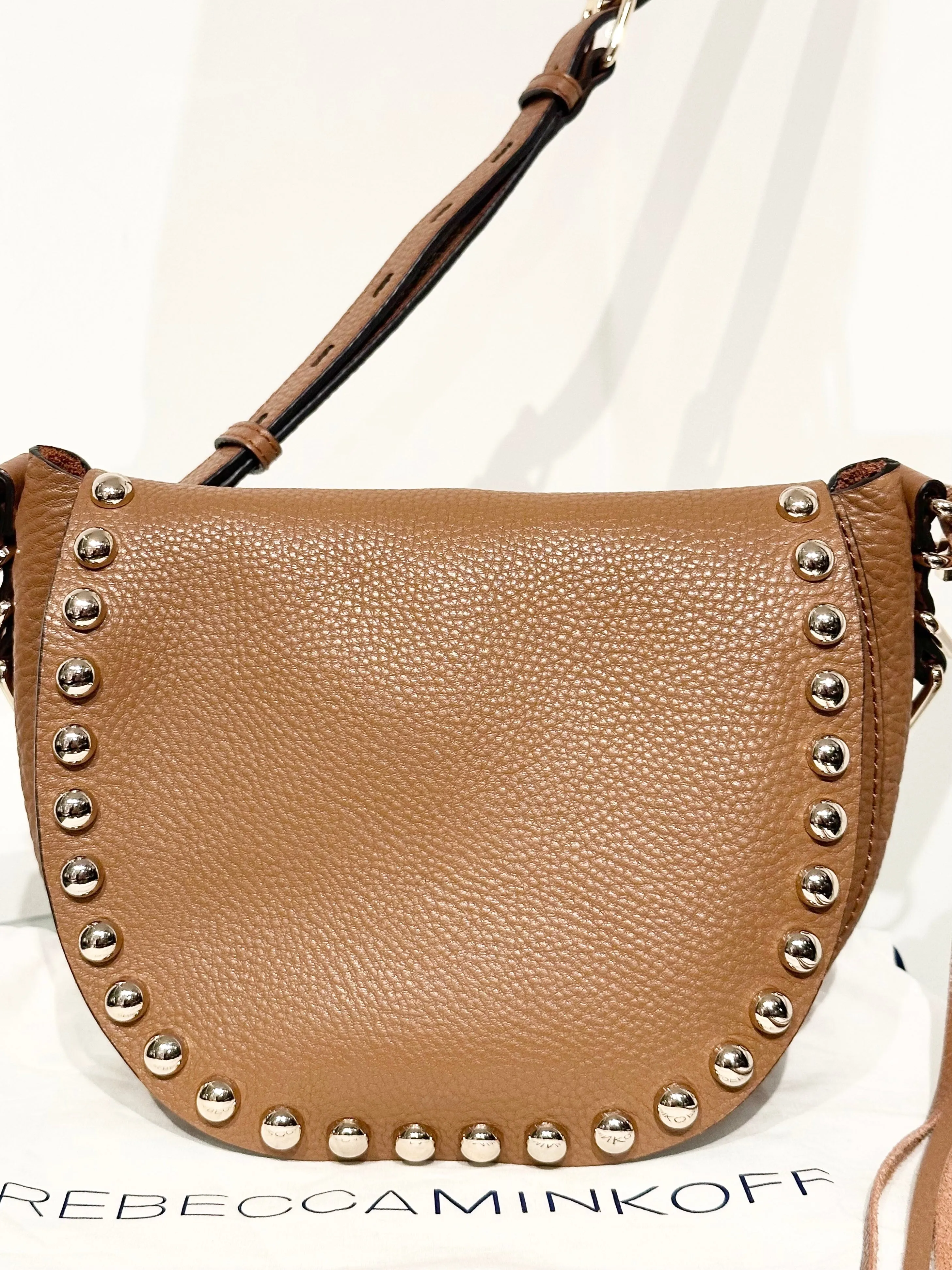 REBECCA MINKOFF Studded Leather Crossbody Bag