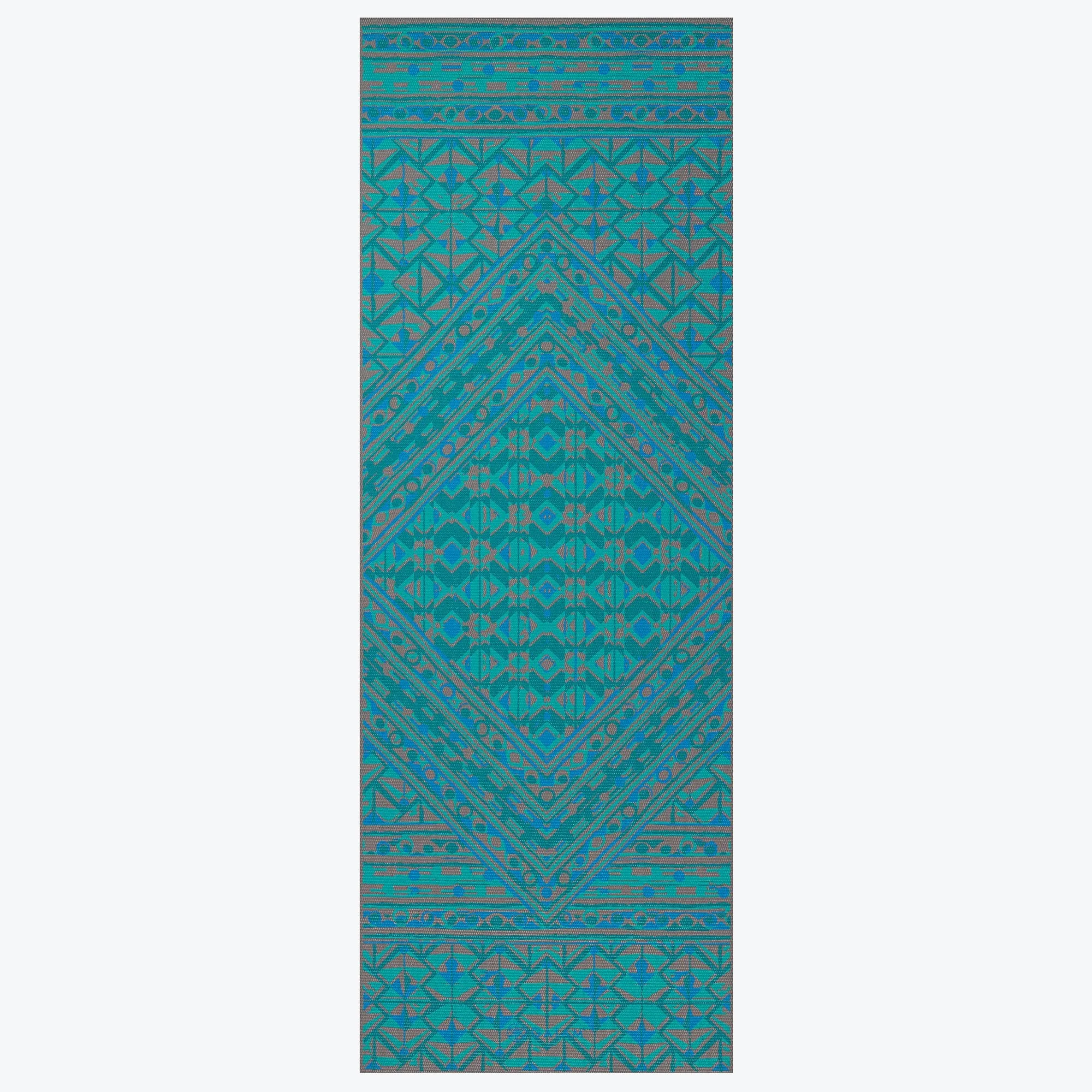 Reversible Caspian Trance Om Yoga Mat (6mm)