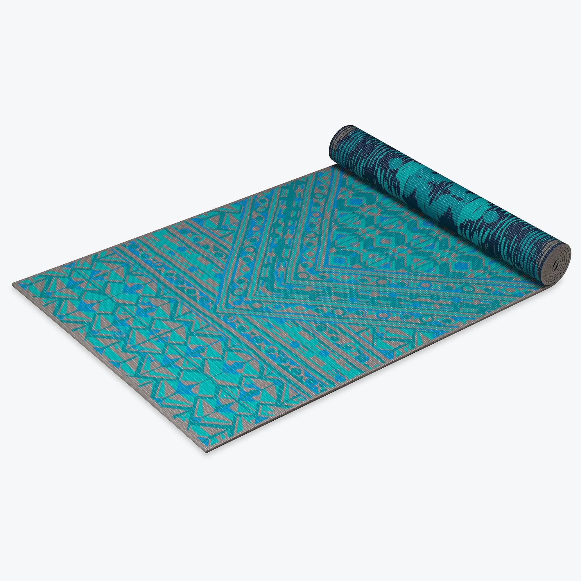 Reversible Caspian Trance Om Yoga Mat (6mm)