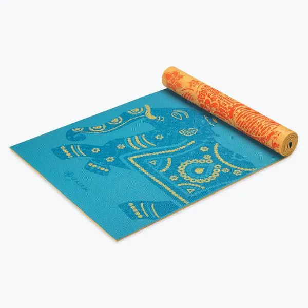 Reversible Elephant Yoga Mat (6mm)