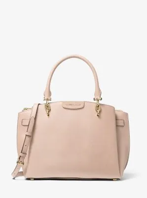 Rochelle Large Saffiano Leather Satchel