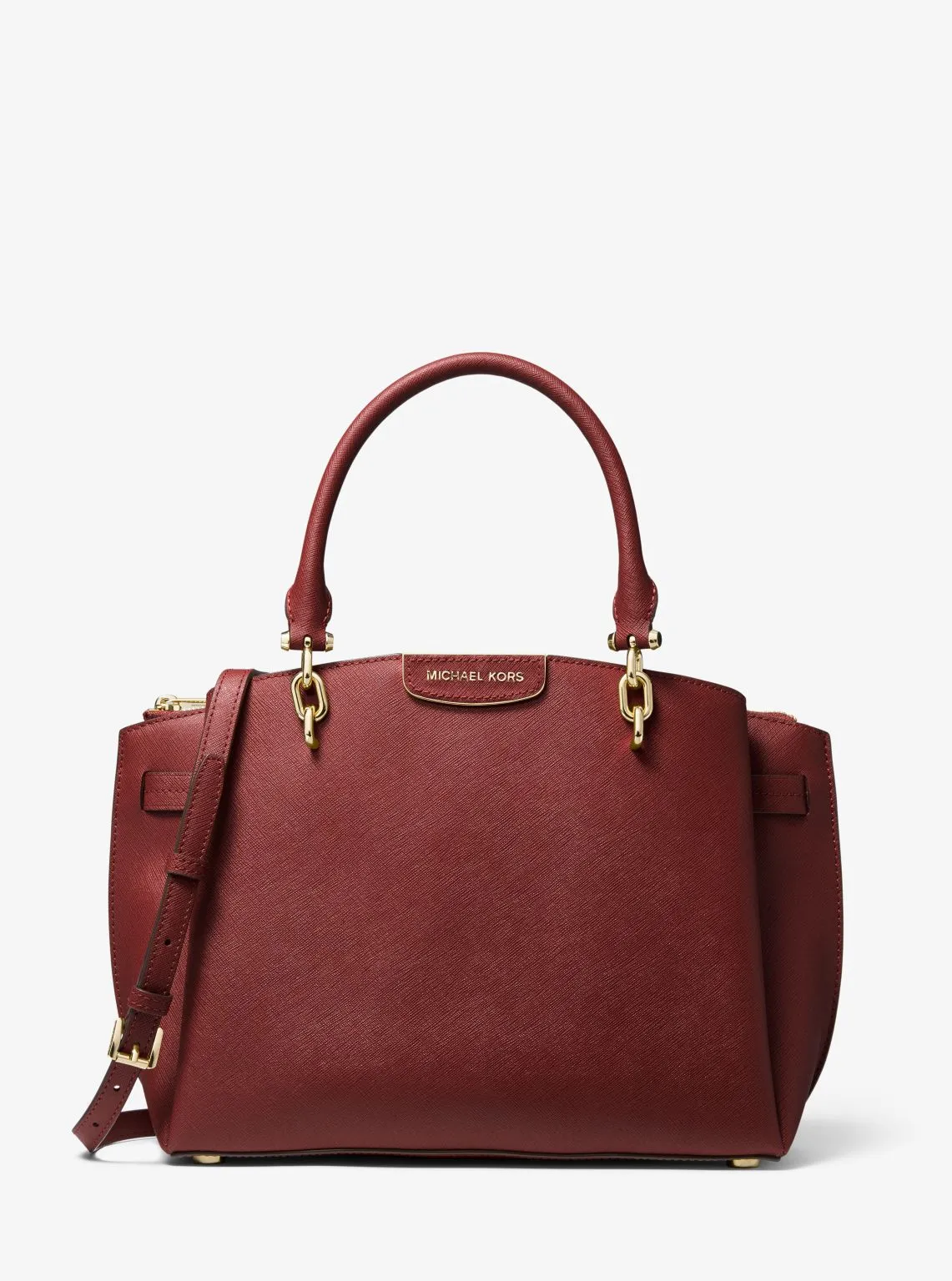 Rochelle Large Saffiano Leather Satchel