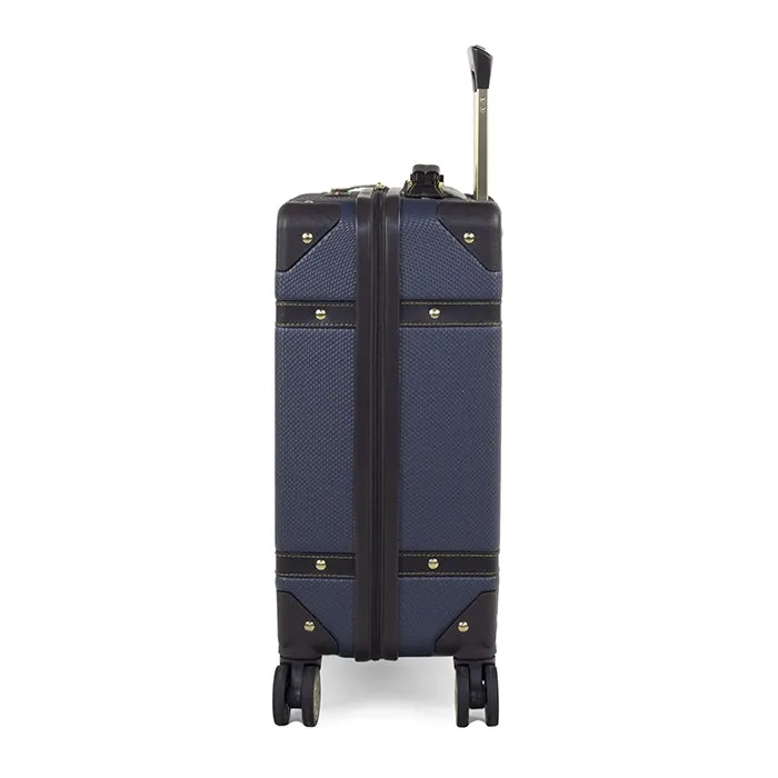 Rock Vintage Spinner Large Suitcase 78cm - Navy