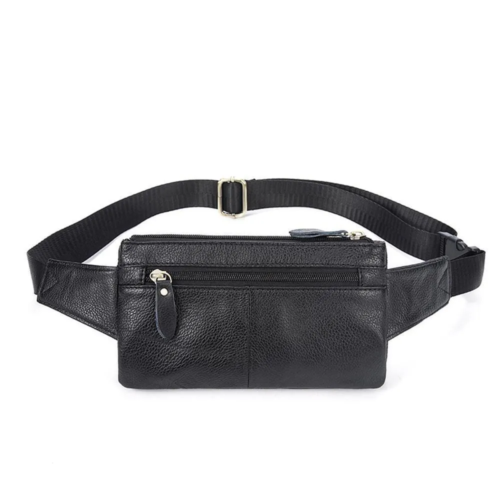 Rossie Viren  Vintage Calfskin  Leather  Waist Bag,Fanny Pack,Belt Bag