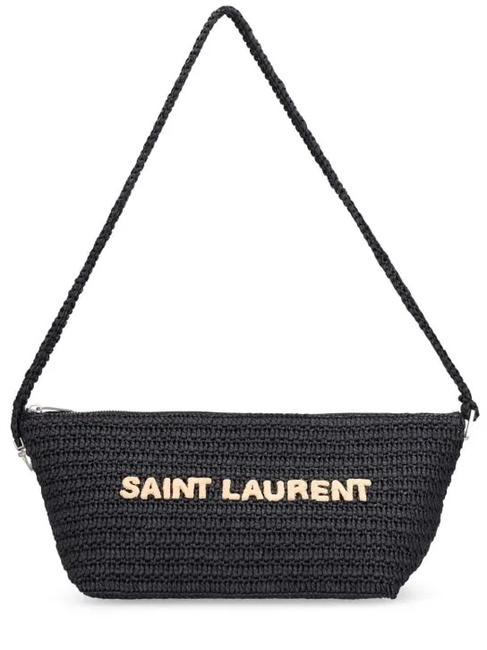 Saint Laurent   Le Rafia shoulder bag 