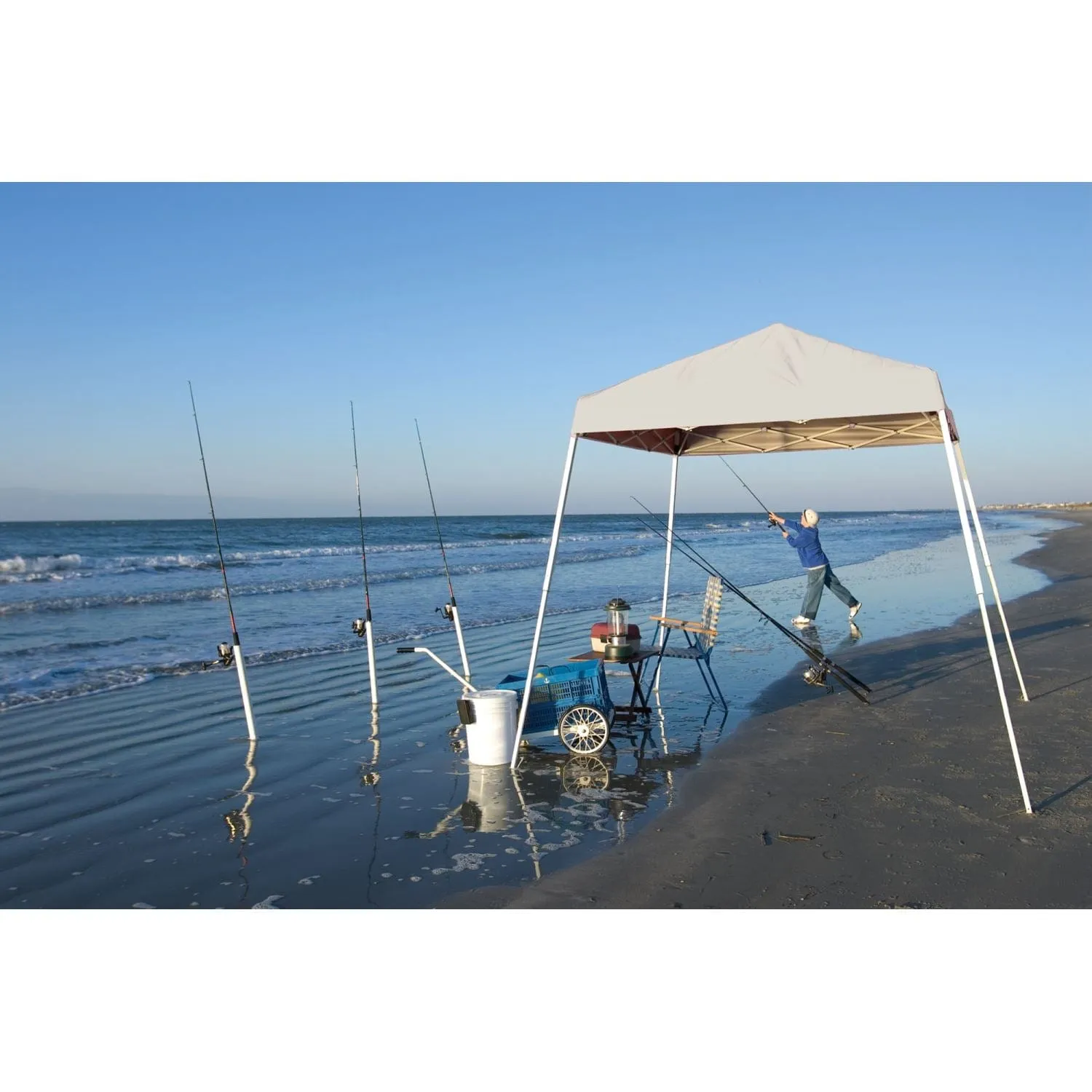 ShelterLogic | Pop-Up Canopy HD - Slant Leg 8 x 8 ft. White