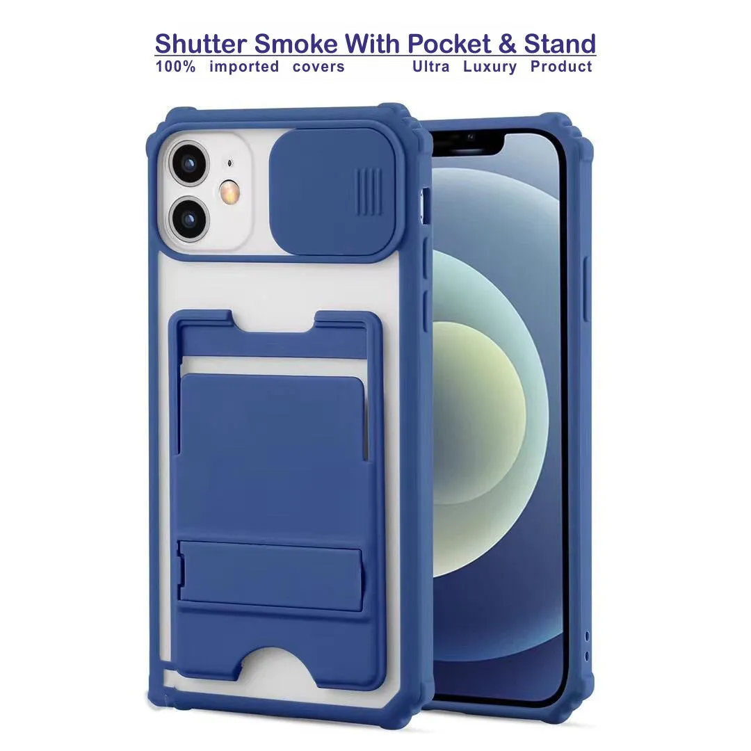 Shutter Smoke With Stand Hard Case For Oppo