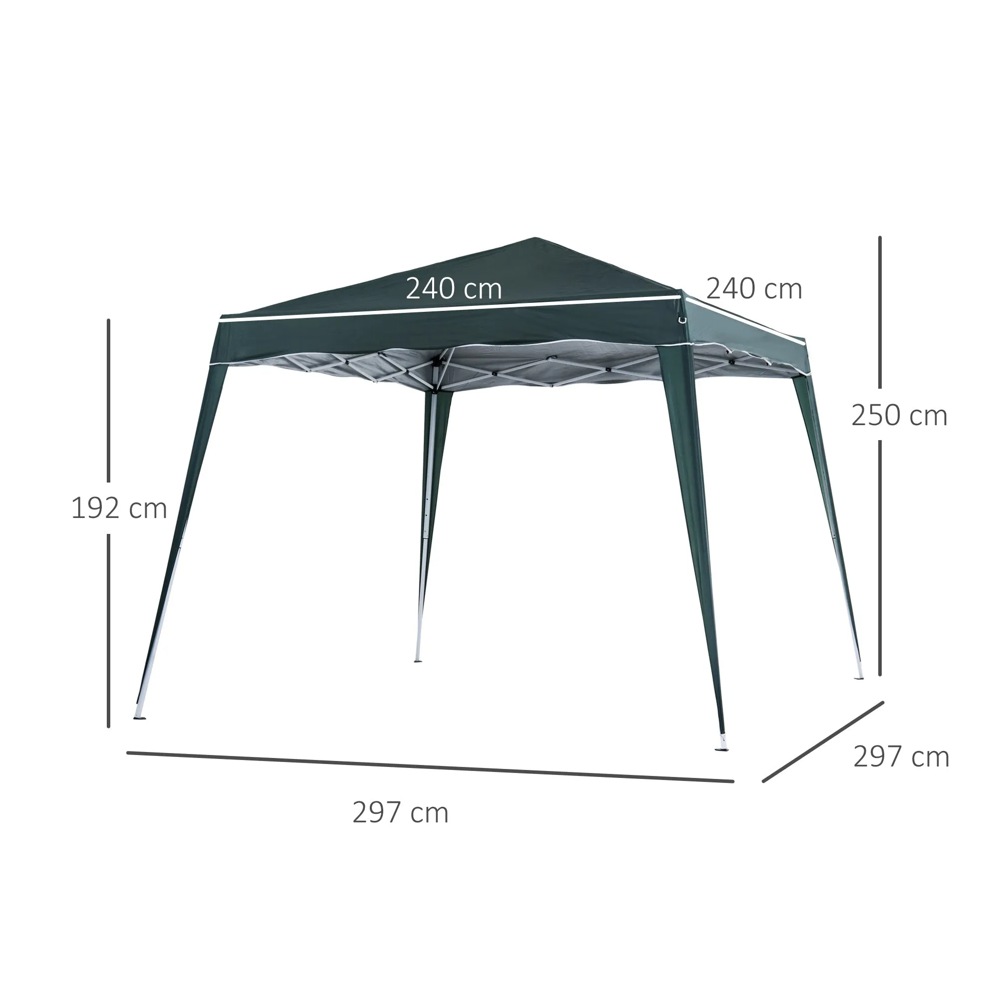 Slant Leg Pop Up Gazebo with Carry Bag