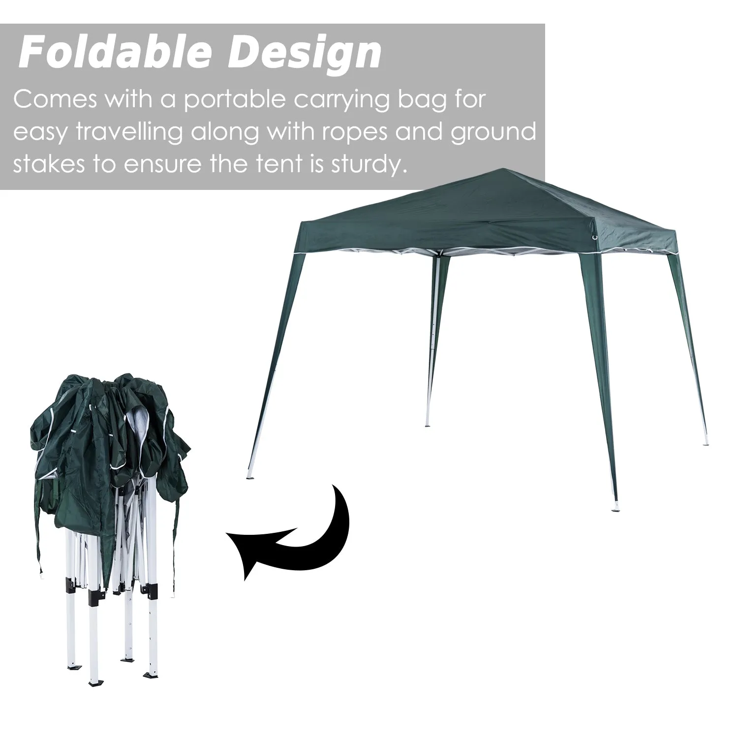 Slant Leg Pop Up Gazebo with Carry Bag