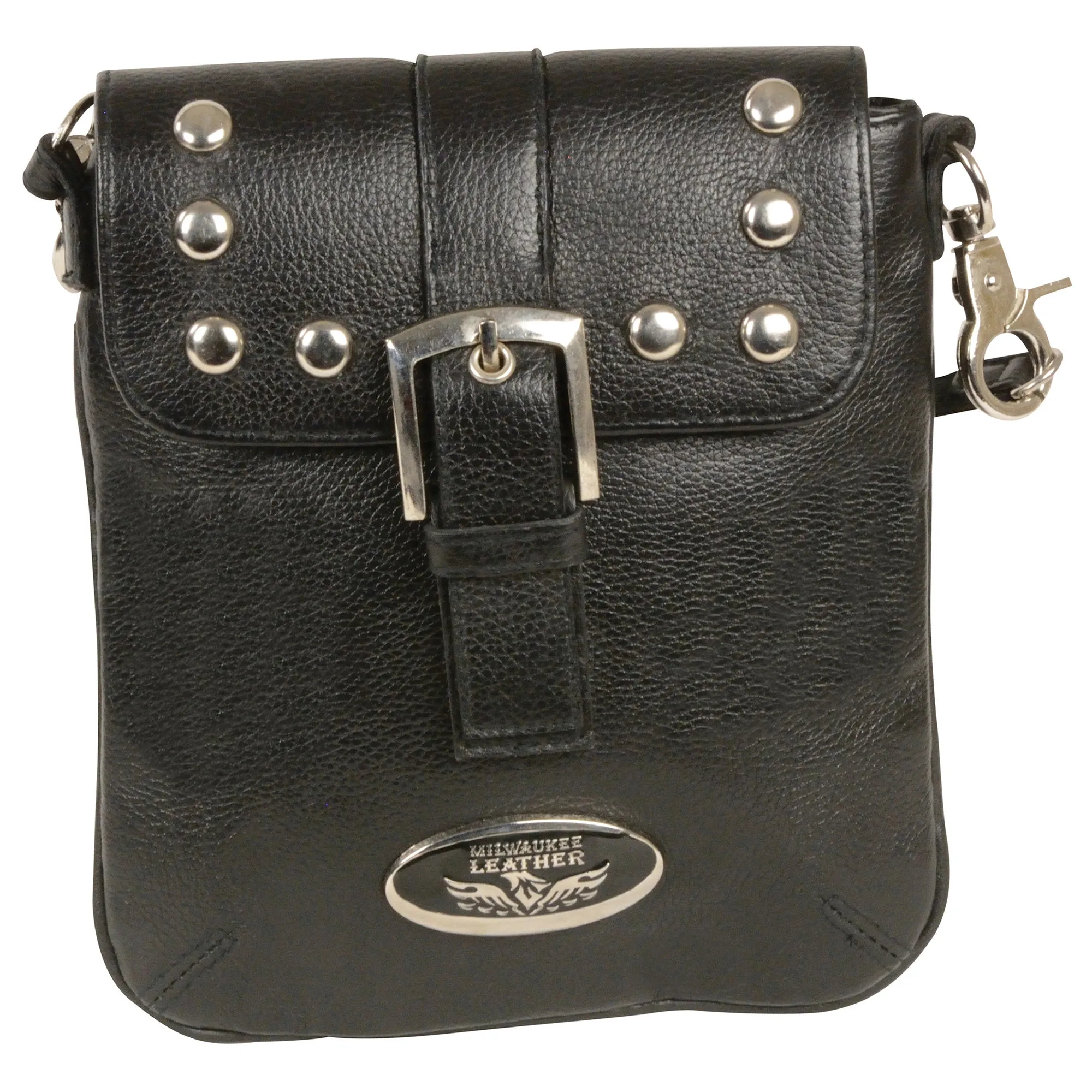 Small Leather Studded Shoulder Bag