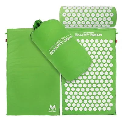 SMART GEAR Acupressure Yoga Mat and Pillow with Free Bag