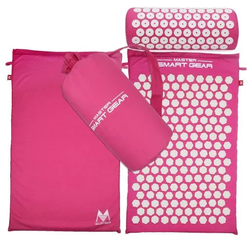 SMART GEAR Acupressure Yoga Mat and Pillow with Free Bag