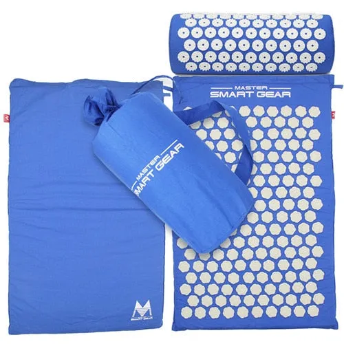 SMART GEAR Acupressure Yoga Mat and Pillow with Free Bag