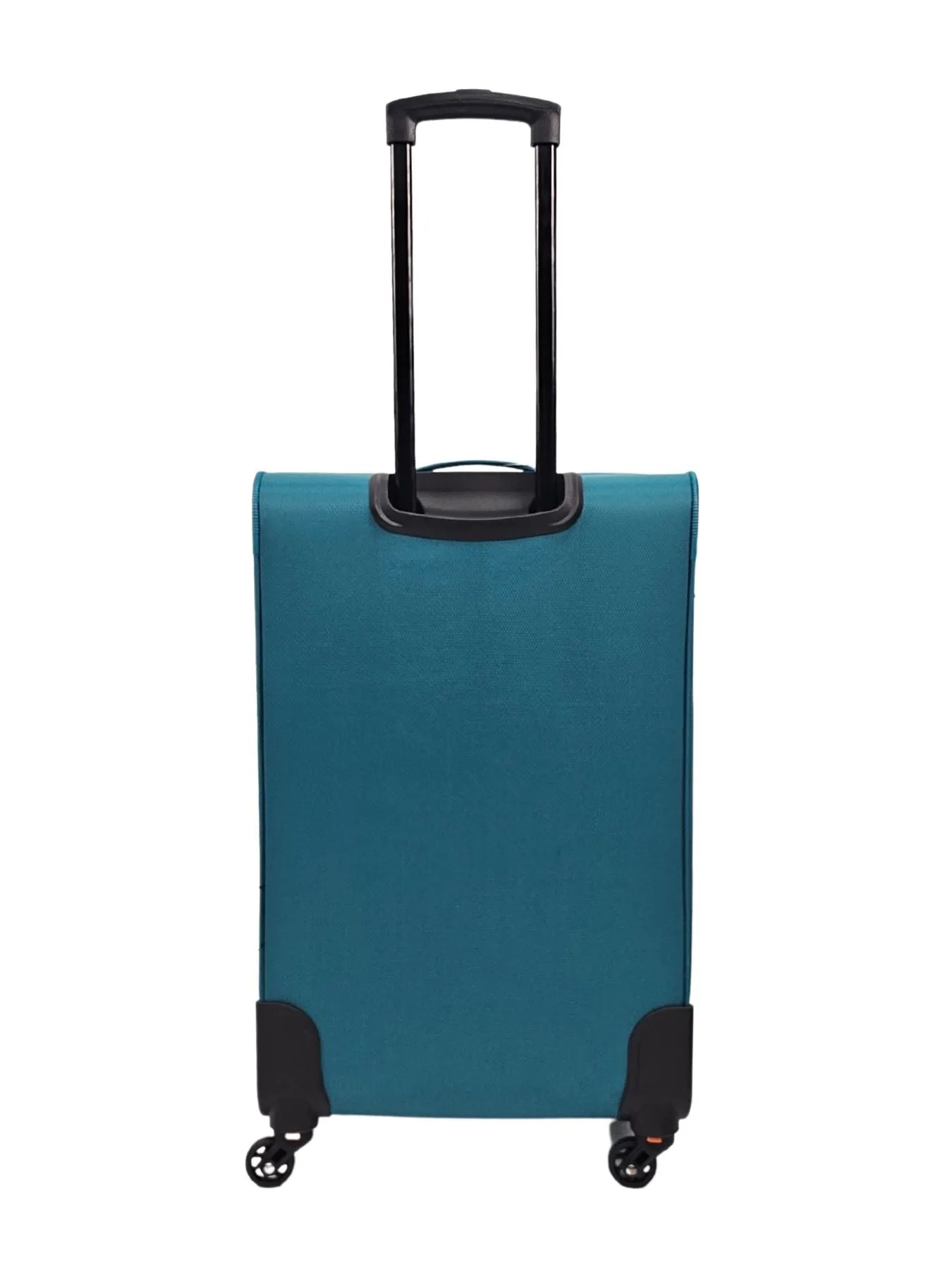 Soft Case Suitcase 4 Wheels Cabin Check In Hand Luggage Trolley Pin Combination Zipped Compartments