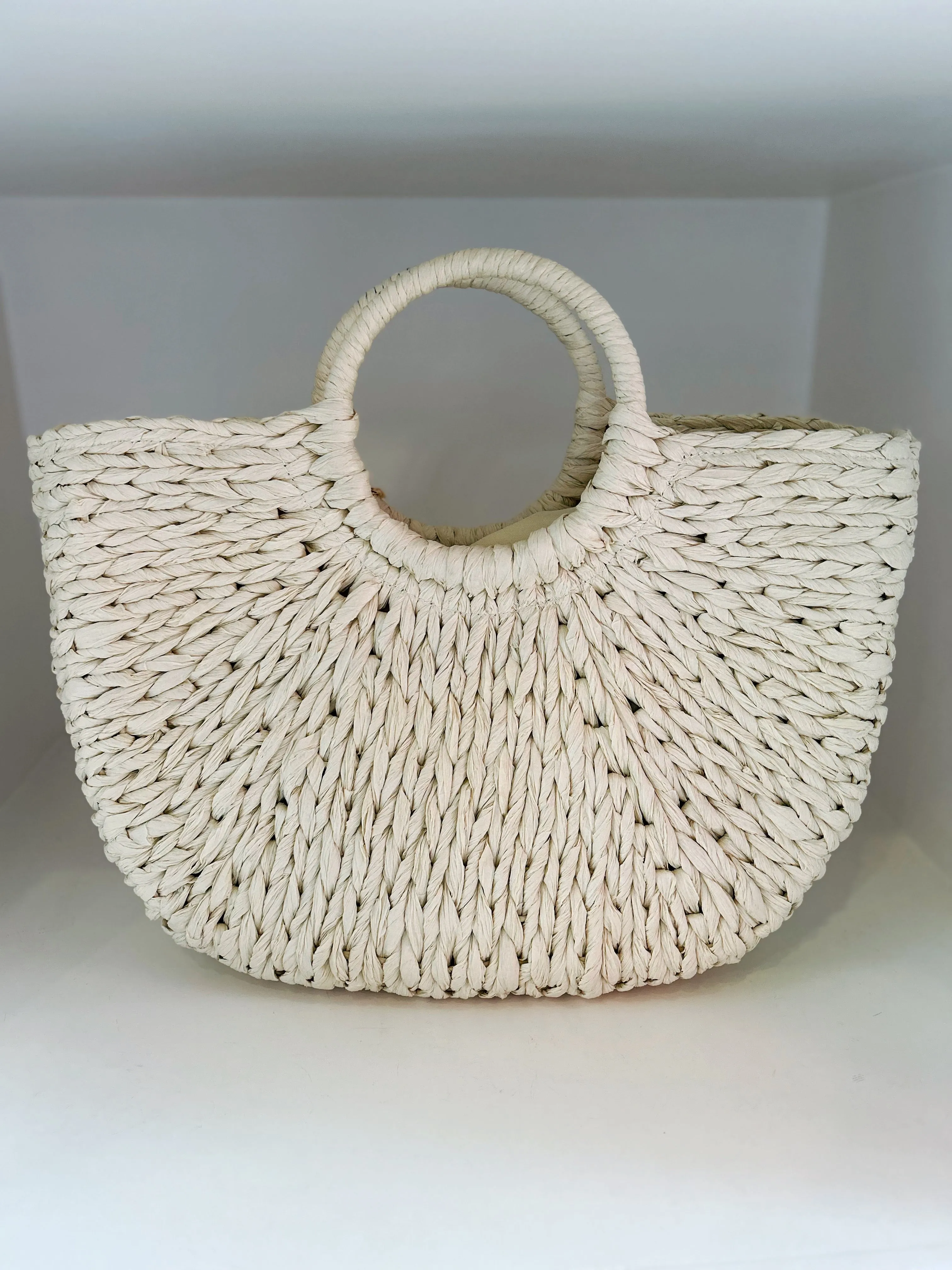 Straw Tote Bag