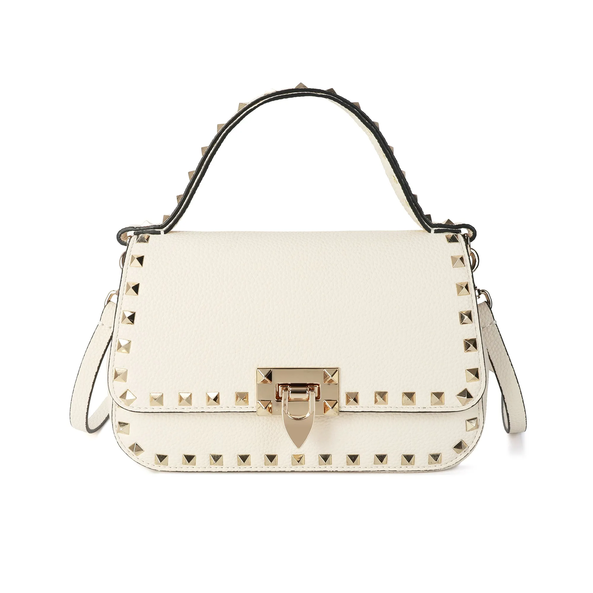 Studded Leather Crossbody Bag/Belt Bag/Shoulder Bag