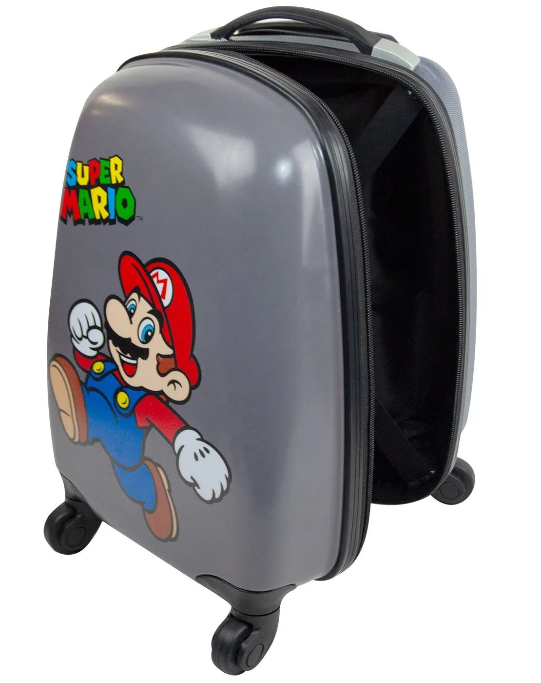 Super Mario Kids Hard Cover Carry On Trolley Suitcase 35x26x20cm