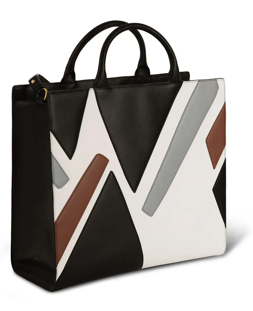 SW0912 Top Handle Abstract Tote