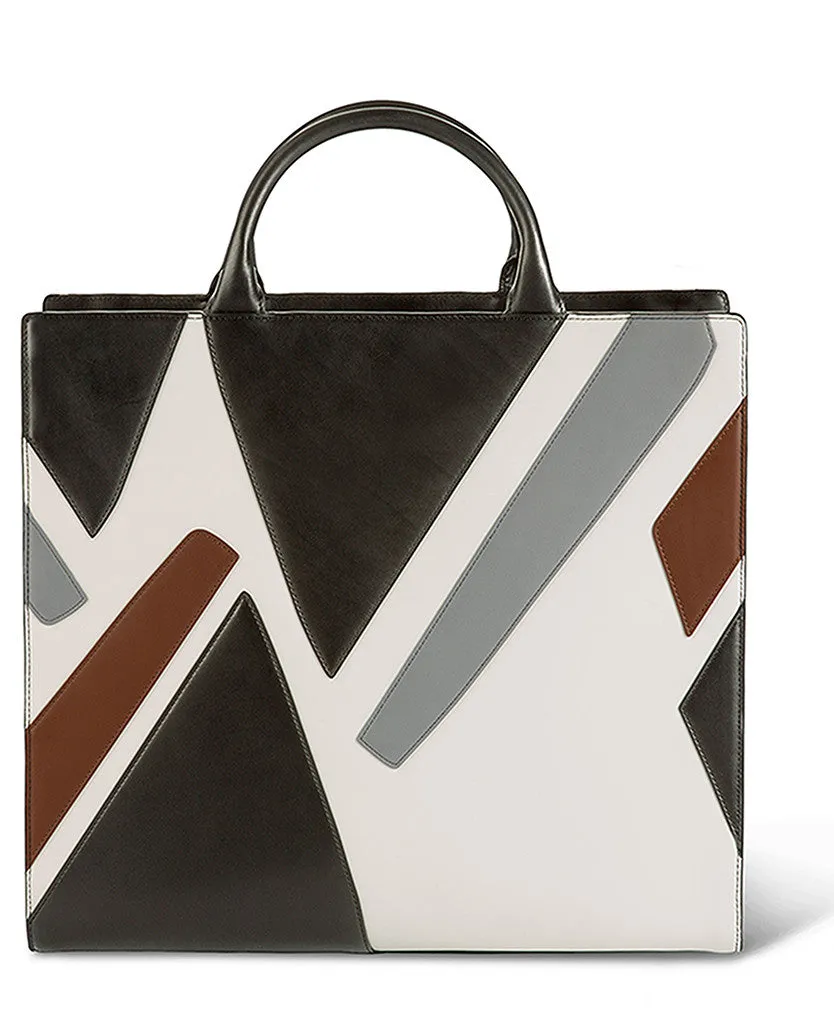 SW0912 Top Handle Abstract Tote