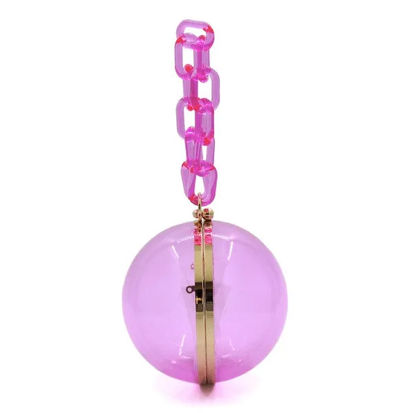 TEEK - See Thru Ball Chain Bag