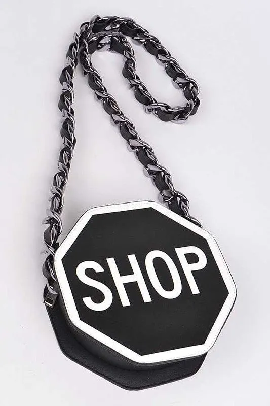 TEEK - STOP Sign Chunky Chain Bag