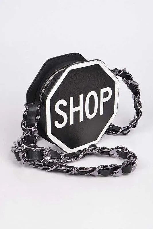 TEEK - STOP Sign Chunky Chain Bag