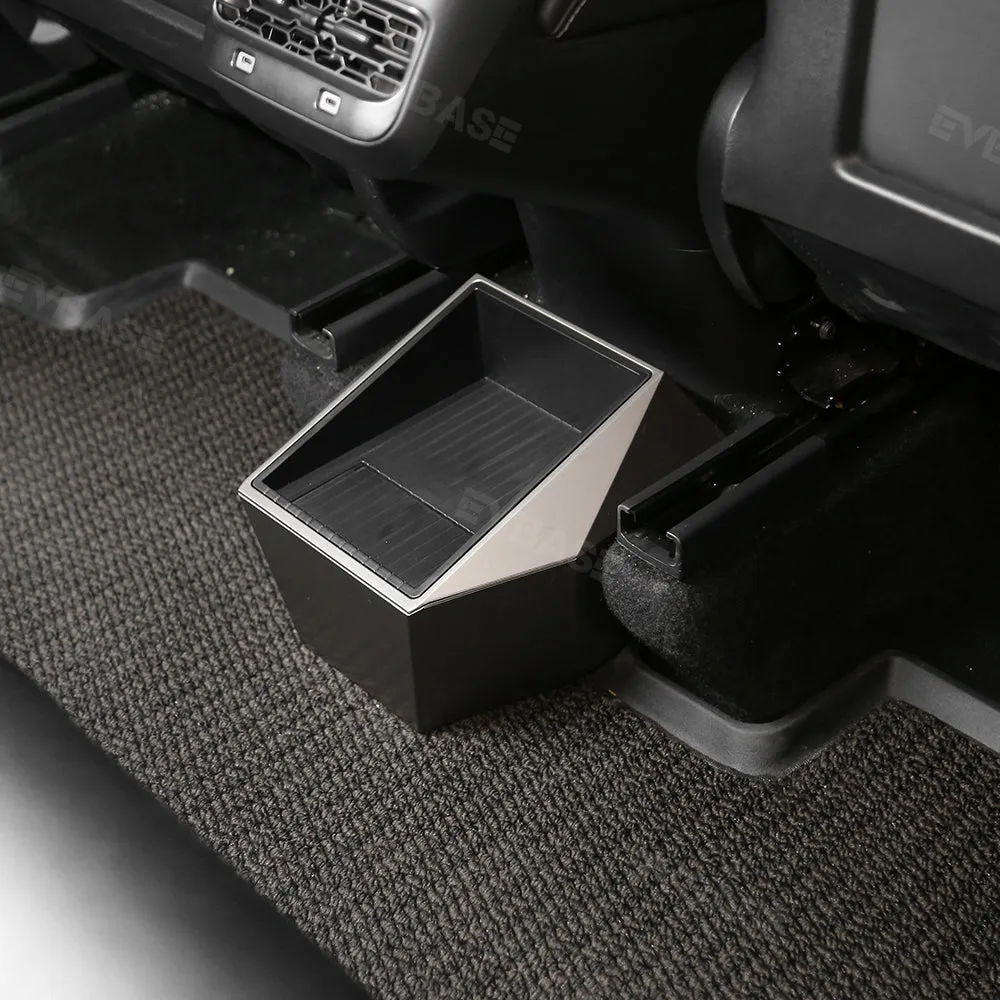 Tesla Model Y Rear Storage Box Cybertruck Style Backseat Organizer Tissue Holder Container