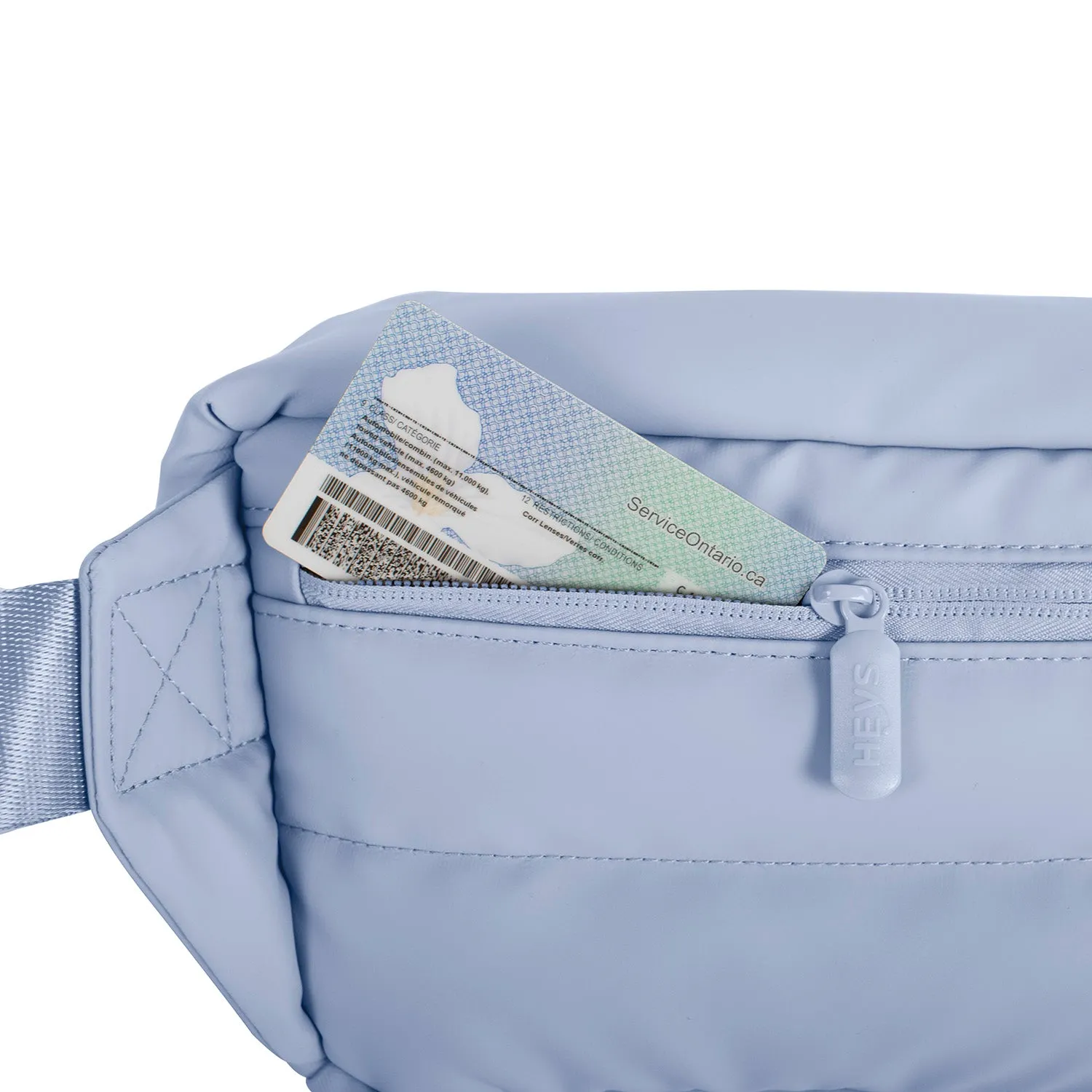 The Puffer Waist Bag - Light Blue