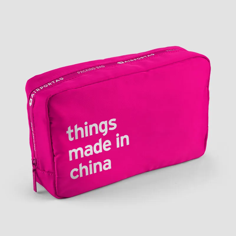 Things made in china - Packing Bag