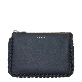 Tilly's Big Sis Crossbody | Plaited Edge Black