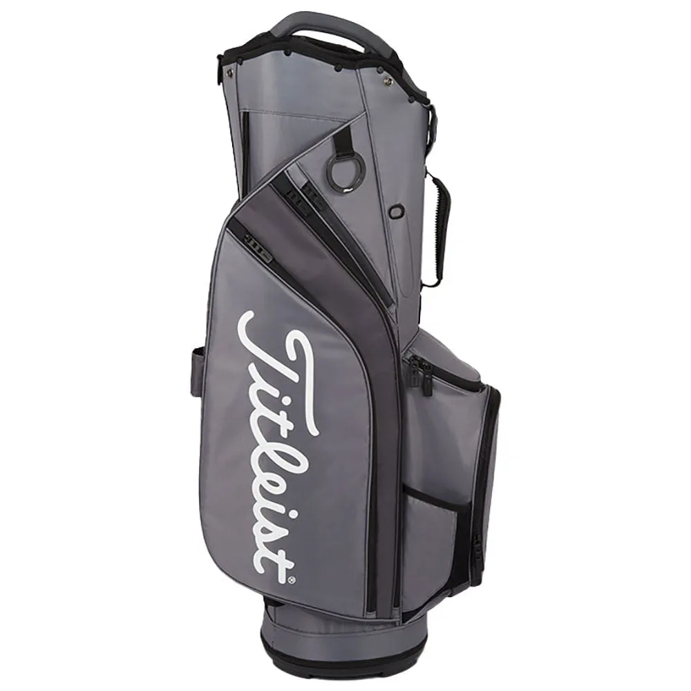 Titleist Cart 14 Lightweight Cart Bag - Charcoal/Graphite/Black