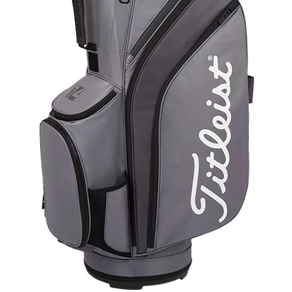 Titleist Cart 14 Lightweight Cart Bag - Charcoal/Graphite/Black