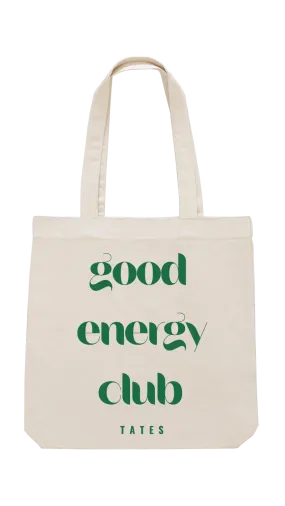 Tote bag mit "Good energy club" Motiv