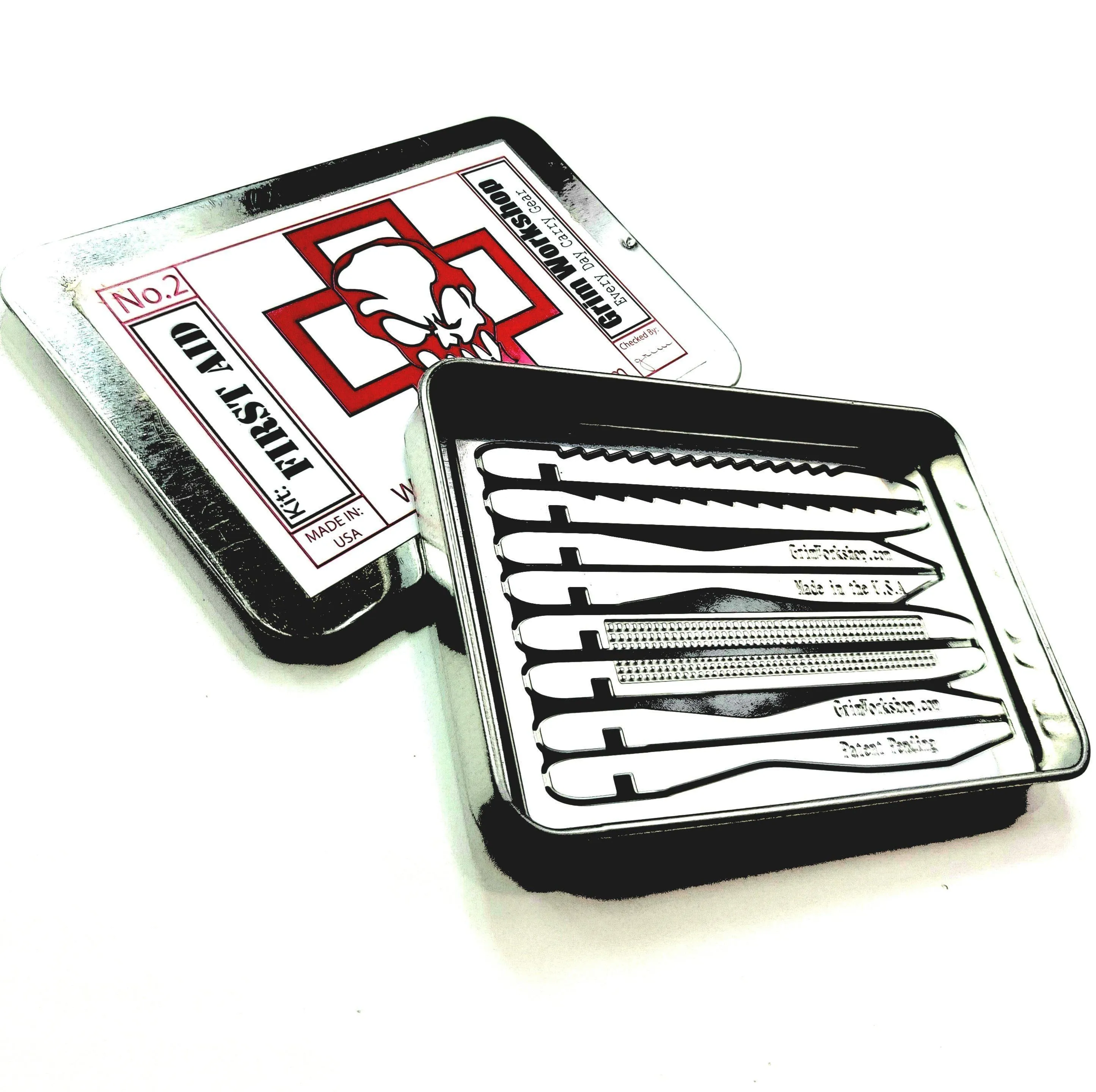 Tweezer Kit First Aid Card : Credit Card Size Set of  Tweezers