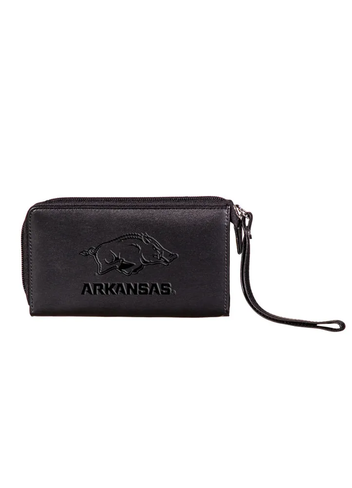 U of A Wristlet Wallet in Black by Evergreen