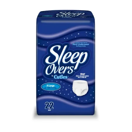 Unisex Youth Absorbent Underwear Cuties® Sleep Overs® Pull On