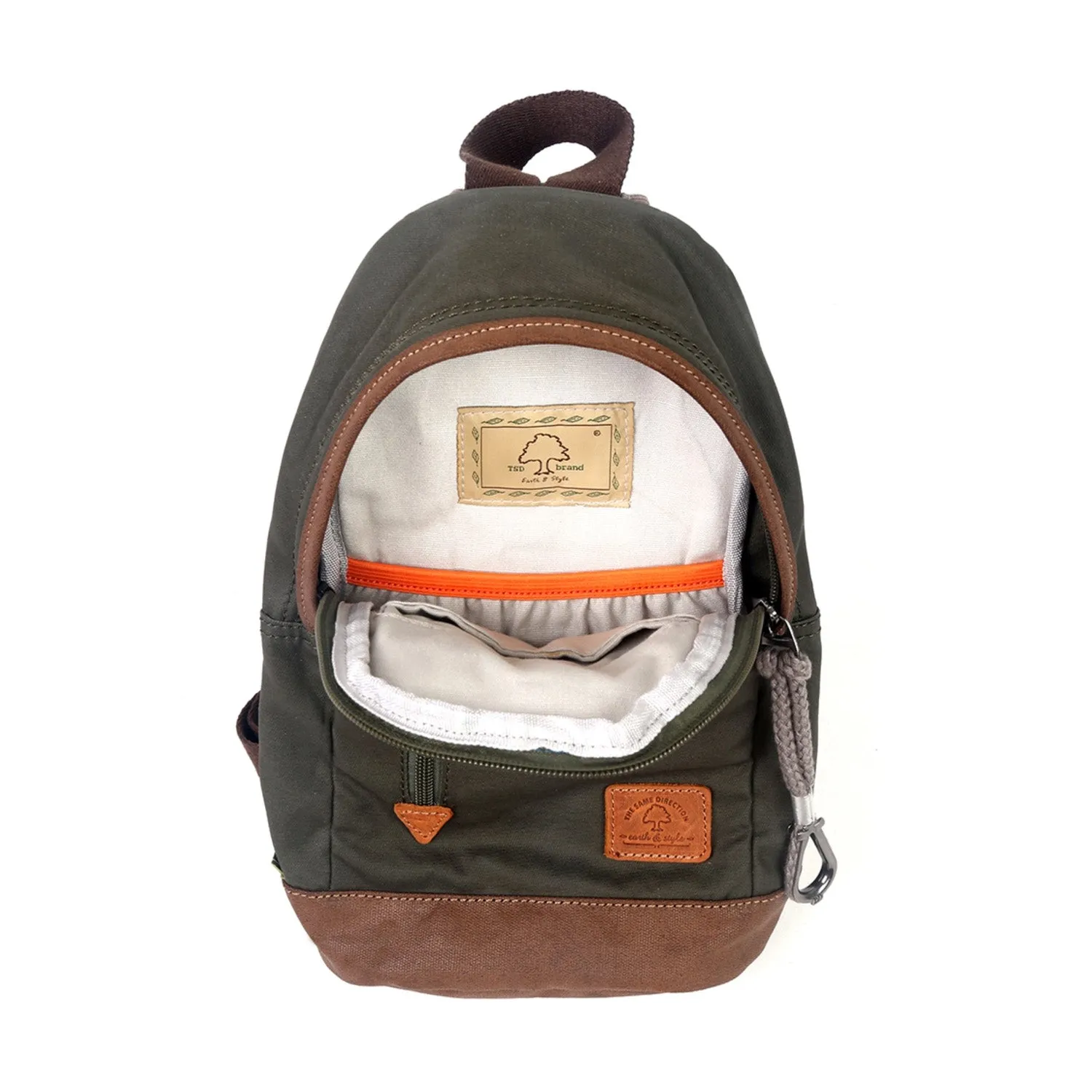 Urban Light Coated Canvas Sling Bag