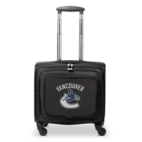 Vancouver Canucks 14" Black Wheeled Laptop Overnighter