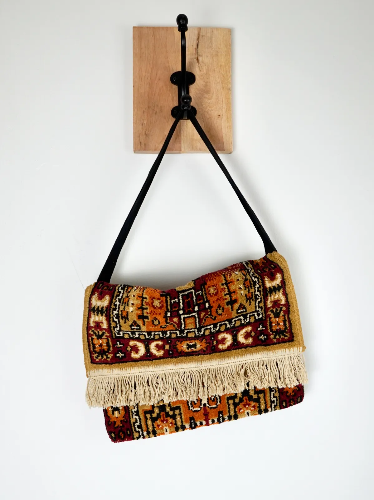 Vintage Fringe Southwestern Carpet Bag