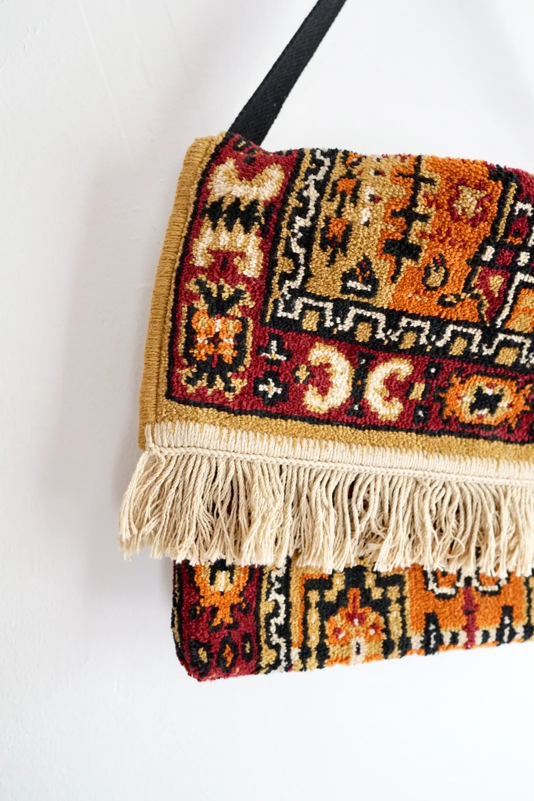 Vintage Fringe Southwestern Carpet Bag