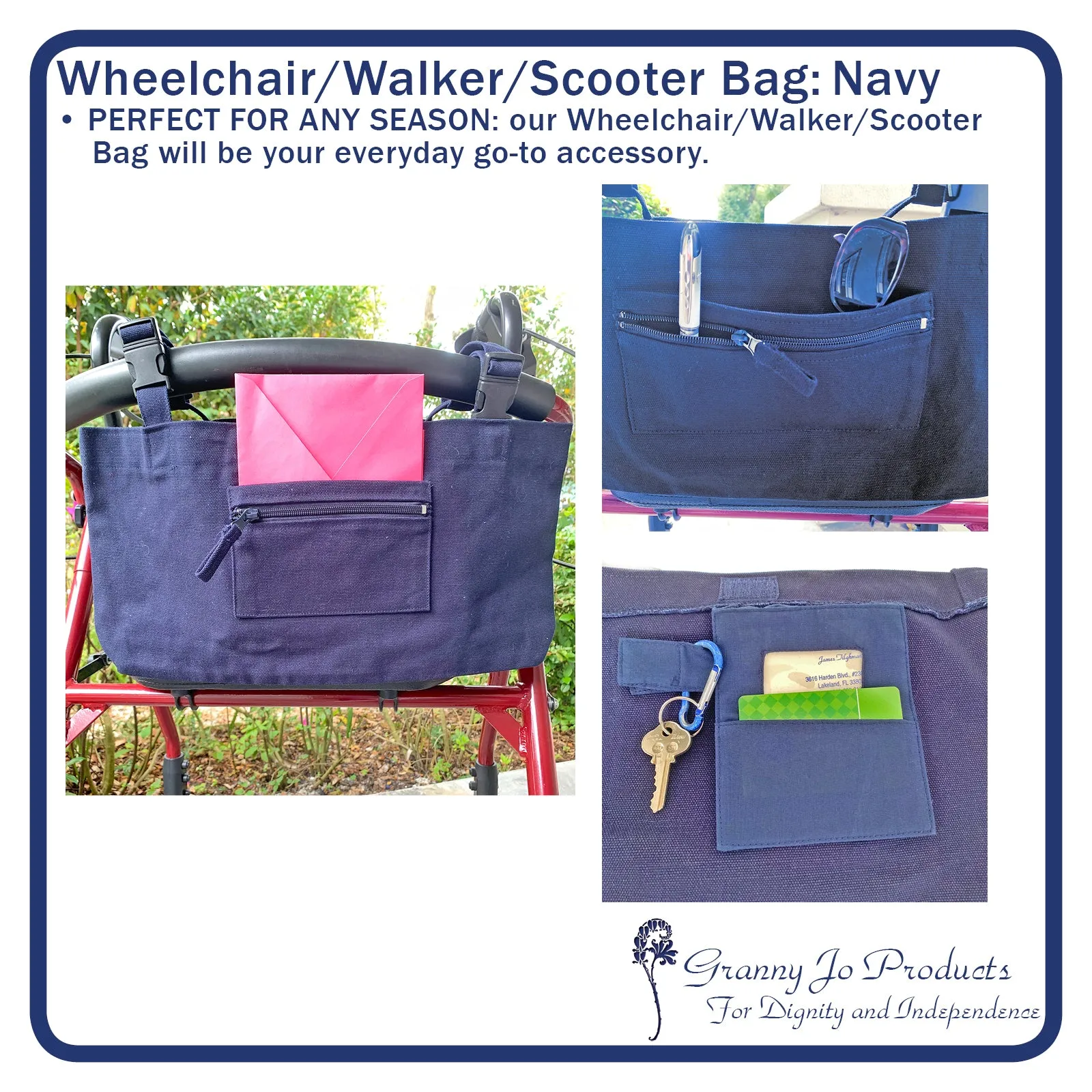 Walker/Wheelchair/Scooter Bag