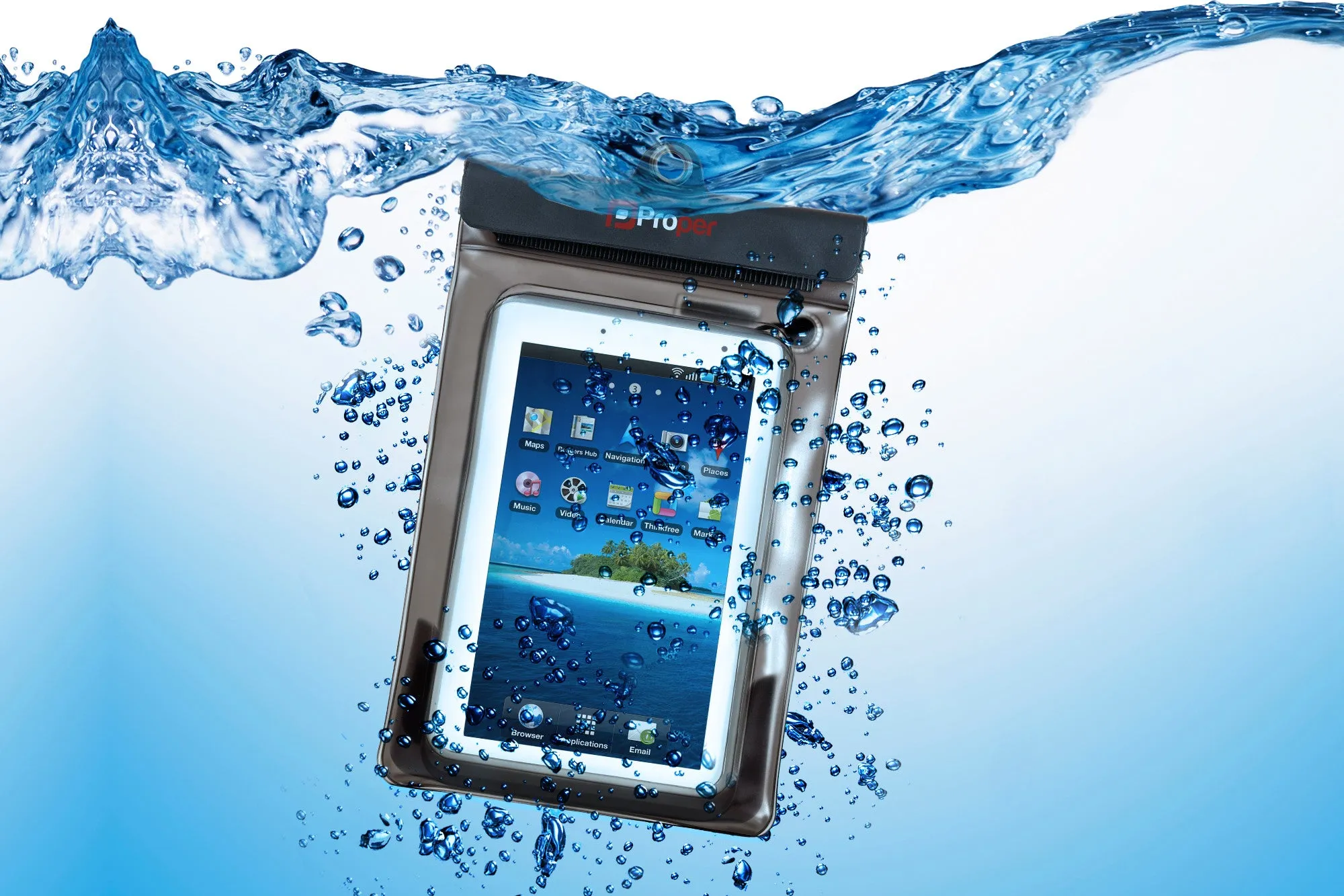 Waterproof Case for 7" Tablets