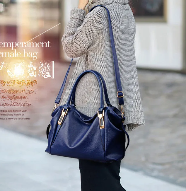 Women Messenger Bags Leather Handbag Luxury Fashion Soft Crossbody Bag For Women Famous Brand Designer Handbags High Quality 983