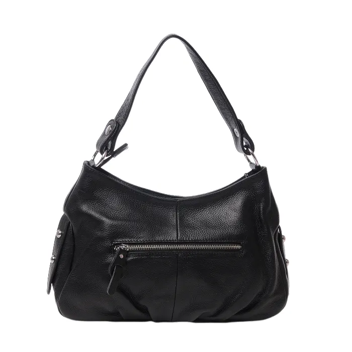 Women's genuine cowhide leather handbag Bora design