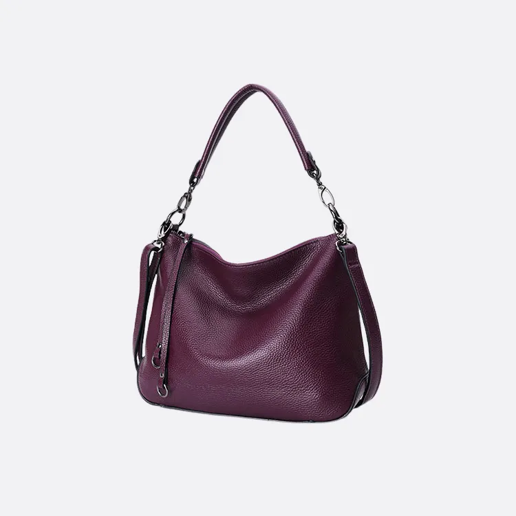 Women's genuine cowhide leather handbag Bora V2 design