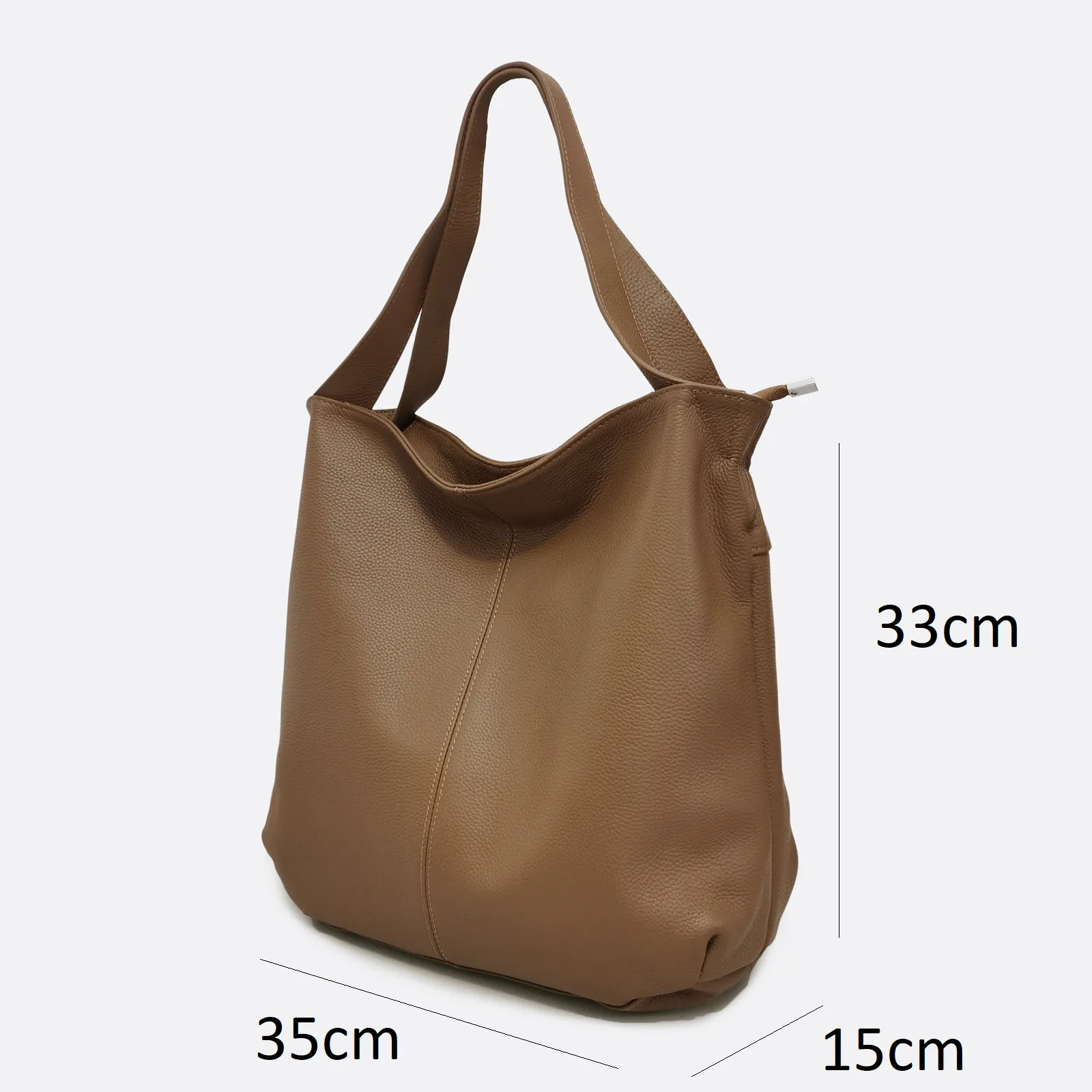 Women's genuine cowhide leather Hobo handbag Dilla V4 design