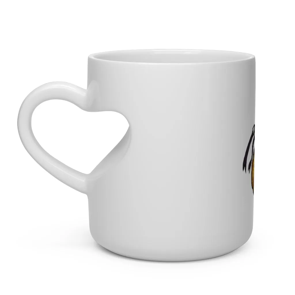 Yellow Bag Heart Shape Mug