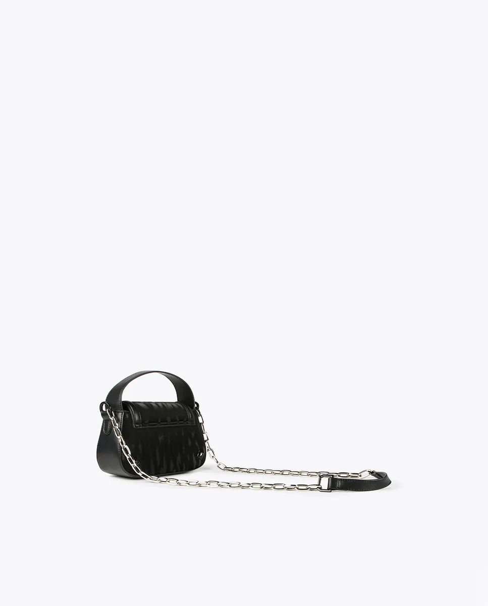 Zebra print crossbody bag