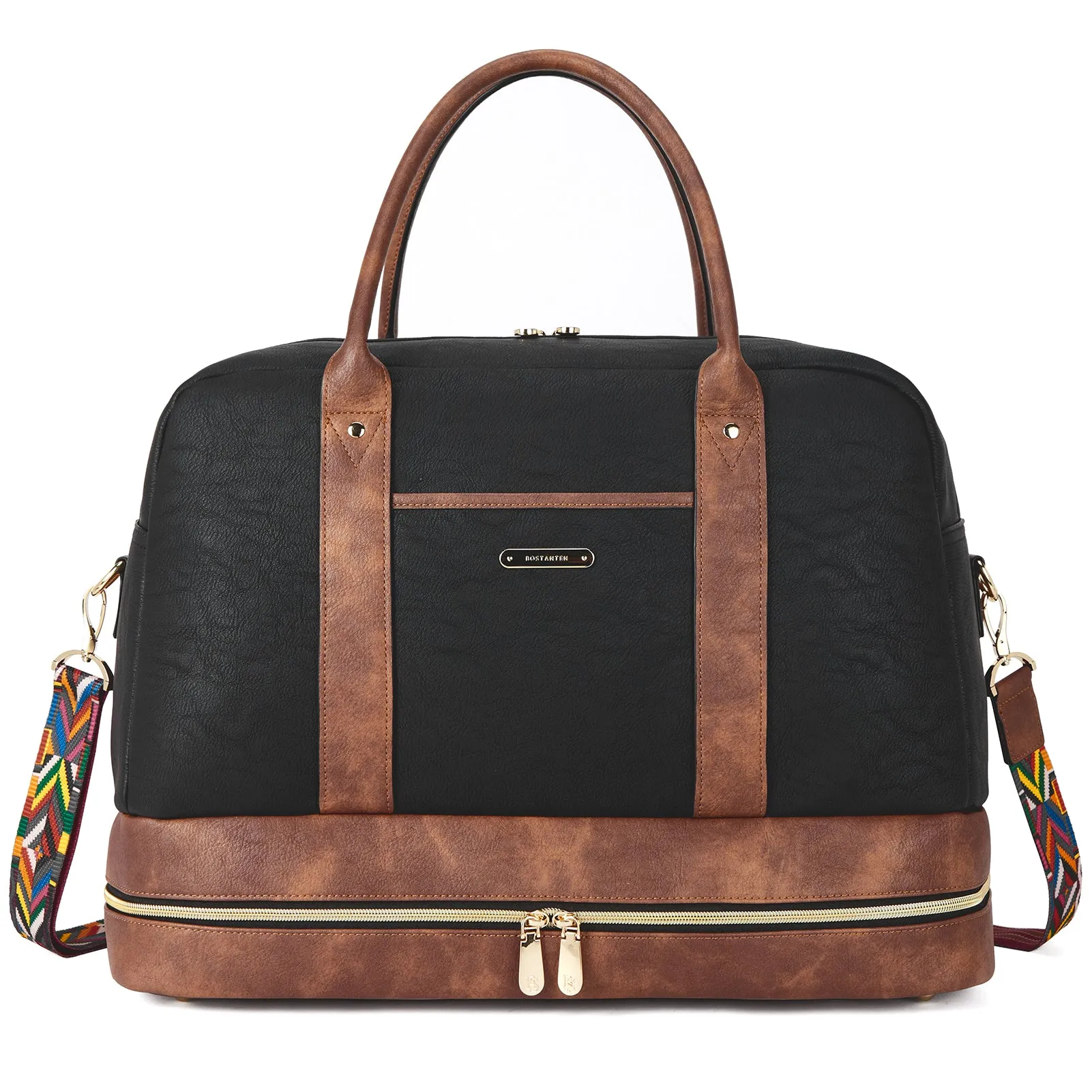 Zenobe Chic and Practical: Women's Leather Travel Duffle Bag for Every Trip